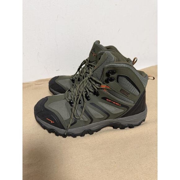 Nortiv 8 Snow Boots Mens Size 10 Green Waterproof Softshell Hiking 160448 main image 4